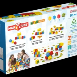 Outlet Geomag Magicube Math Building Recycled 55 Pieces