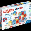 New Geomag Magicube Word Building Recycled 55 Pieces