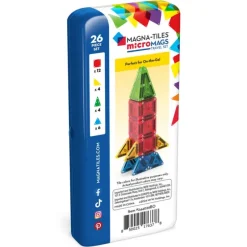 Online Magna-Tiles microMAGS 26 Piece Travel Set