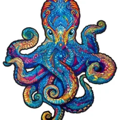 Hot Unidragon Magnetic Octopus Wooden Puzzle