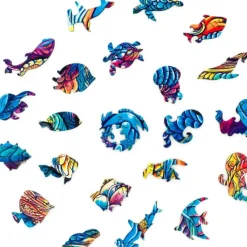 Hot Unidragon Magnetic Octopus Wooden Puzzle