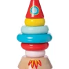 Hot Manhattan Toy Magnetic Wood Stacker Rocket