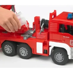 New Bruder MAN TGA Fire Engine with Ladder Water Pump and Light/Sound Module
