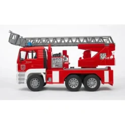 New Bruder MAN TGA Fire Engine with Ladder Water Pump and Light/Sound Module