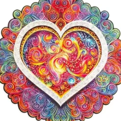 Discount Unidragon Mandala - Conscious Love Wooden Jigsaw Puzzle