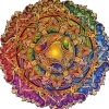 Hot Unidragon Mandala - Inexhaustible Abundance Wooden Jigsaw Puzzle