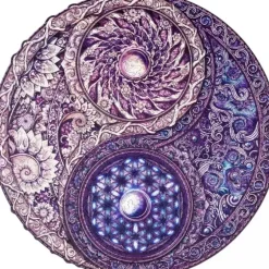 Discount Unidragon Mandala - Overaching Opposites Wooden Jigsaw Puzzle