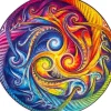Discount Unidragon Mandala - Spiral Incarnation Wooden Jigsaw Puzzle