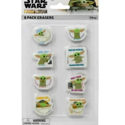 Clearance United Party Mandalorian The Child 8 Pack Eraser on blister card