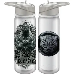 Bio World Marvel Black Panther Wakanda Forever 24 oz. Water Bottle