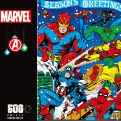 Discount Buffalo Games Marvel: Seasons Greetings from The Avengers - 500 Piece Puzzle