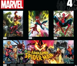 Best Buffalo Games Marvel: The Amazing Spider-Man: 4 X 1 Multipack - 300 & 500 Piece Puzzles
