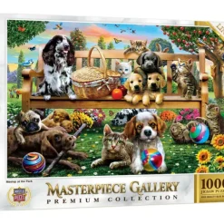 Discount MasterPieces MasterPiece Gallery - Meetup at the Park - 1000 Piece Puzzle