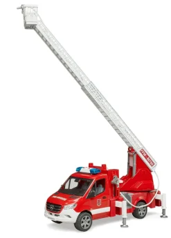 Outlet Bruder MB Sprinter Fire Engine w Ladder Water Pump & L/SModule