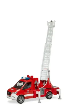 Outlet Bruder MB Sprinter Fire Engine w Ladder Water Pump & L/SModule