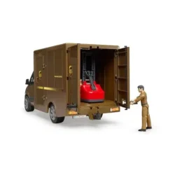 Clearance Bruder MB Sprinter UPS Truck with Manually Operated Pallet Jack