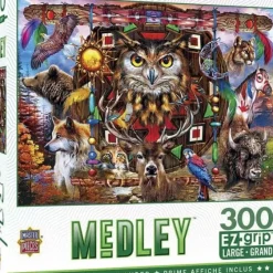 New MasterPieces Medley - Animal Totems - 300 Piece EzGrip Puzzle