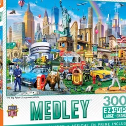 Sale MasterPieces Medley - The Big Apple - 300 Piece EzGrip Puzzle