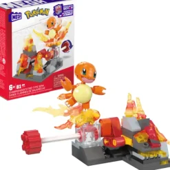 Online Mattel Mega Construx Pokemon - Charmander's Fire-Type Spin