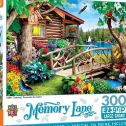 Hot MasterPieces Memory Lane - Cabin Crossing - 300 Piece EzGrip Puzzle