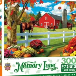 Outlet MasterPieces Memory Lane - Rolling Pastures - 300 Piece EzGrip Puzzle