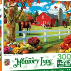Outlet MasterPieces Memory Lane - Rolling Pastures - 300 Piece EzGrip Puzzle