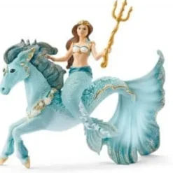 New Schleich Mermaid Eyela Riding Underwater Horse