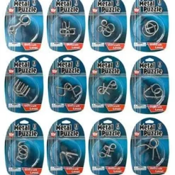 Hot The Toy Network Metal Puzzle Brain Teasers