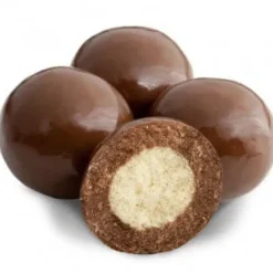 Hot Albanese Confectionery Milk Chocolate Triple Dipped Malt Balls 7 oz. Tub