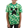 Clearance Bio World Minecraft Creeper AOP Youth Cosplay Tee