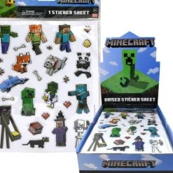 United Party Minecraft Raised Sticker Sheet