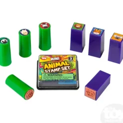 The Toy Network Mini Animal Stamp Set