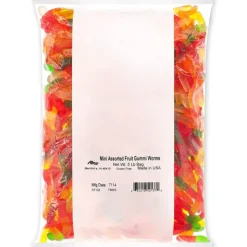 Best Albanese Confectionery Mini Assorted Fruit Gummi Worms 5 lb. Bag