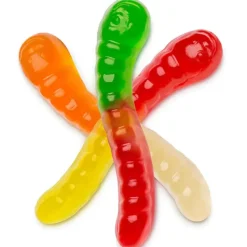 Best Albanese Confectionery Mini Assorted Fruit Gummi Worms 5 lb. Bag