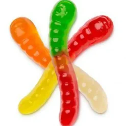 Best Albanese Confectionery Mini Assorted Fruit Gummi Worms 5 lb. Bag