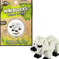 Clearance Adventure Planet Mini Blocks - Polar Bear 61 Pieces