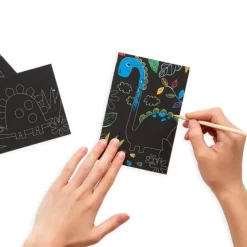 Best Ooly Mini Kit Scratch and Scribble Scratch Art Kit - Dino Days
