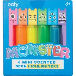 Online Ooly Mini Monster Scented Highlighters - Box of 6