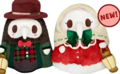 Clearance Squishable Mini s - 9" Holiday Plague Doctor & Nurse Set