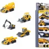 New Maisto Mini Work Machines 1:64 Volvo Construction 3" 5 Pack