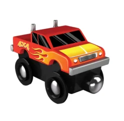 Outlet MasterPieces Monster Truck Wood Toy Train