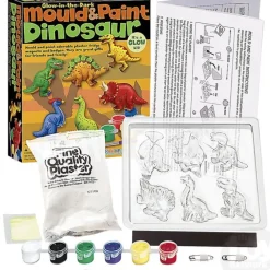4M Mould & Paint - Glow-In-The-Dark Dinosaur