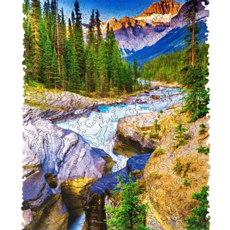 New Unidragon Mountain Creek Wooden Jigsaw Puzzle
