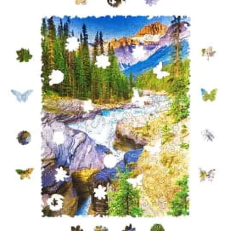 New Unidragon Mountain Creek Wooden Jigsaw Puzzle