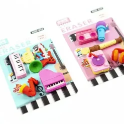 Discount Idako Music Series Mini Erasers Card