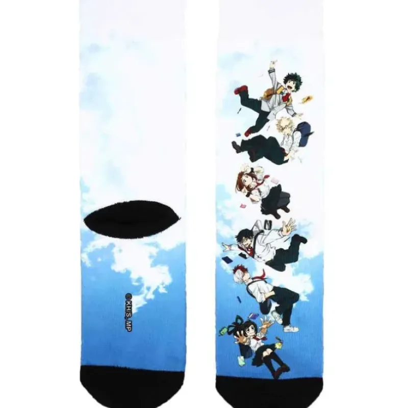 Outlet Bio World My Hero Academia - Sublimated Print 3 Pair Youth Crew Socks