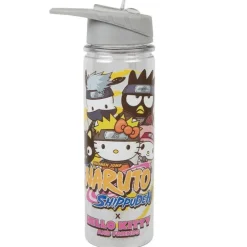 Sale Bio World Naruto x Hello Kitty 24 oz. UV Water Bottle