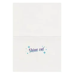 Discount Peaceable Kingdom Narwhal Foil Birthday Card