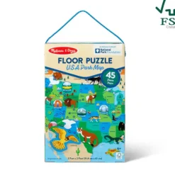 Online Melissa u0026 Doug National Parks U.S.A. Map Floor Puzzle – 45 Piece
