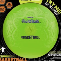 Tangle Nightball Glow in the Dark Light Up Basketball Green